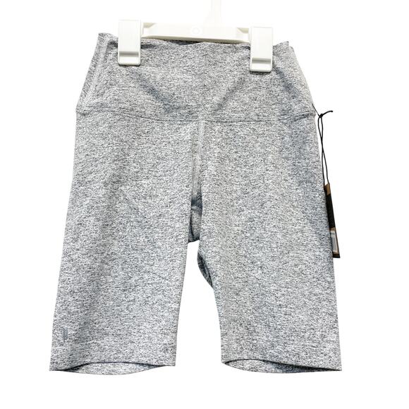 NoBull Women's High Rise Matte Short Workout Gym Heather Gray Size XS - Picture 3 of 7